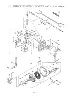 Carburetor, Recoil Starter, Air Filter