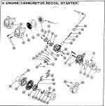 Engine (Carburetor, Recoil Starter)