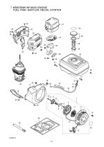 Engine (Fuel Tank, Muffler, Recoil Starter)