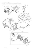 Engine (Fuel Tank, Recoil Starter, Muffler)