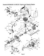 Engine and Rewind Starter