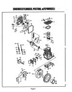 Engine (Cylinder, Piston, and Flywheel)