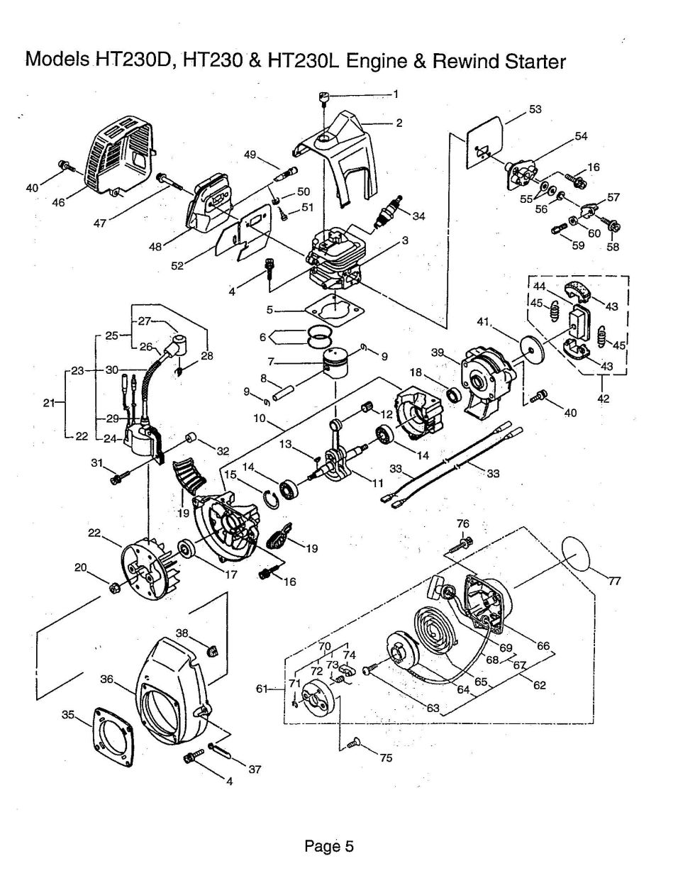Where can I rewind the engine Where can I rewind the engine